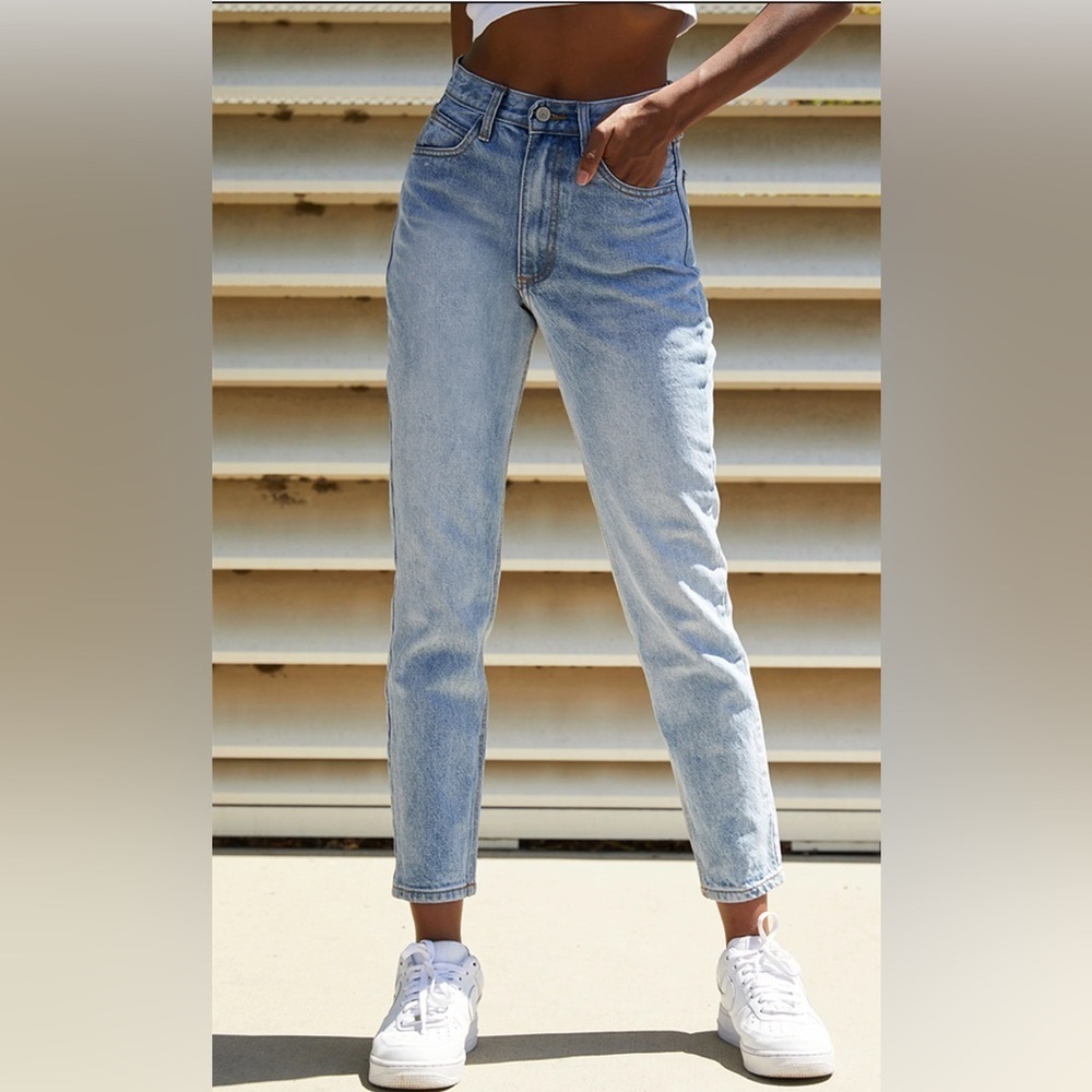 John Galt Medium Wash Straight Leg Jeans